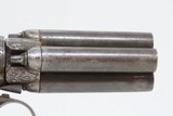 BELGIAN Antique MARIETTE PATENT Underhammer RING Trigger Perc. PEPPERBOX
LEIGE PROOFED 1850s Revolving Self Defense Pistol - 18 of 18