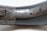BELGIAN Antique MARIETTE PATENT Underhammer RING Trigger Perc. PEPPERBOX
LEIGE PROOFED 1850s Revolving Self Defense Pistol - 11 of 18