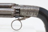 BELGIAN Antique MARIETTE PATENT Underhammer RING Trigger Perc. PEPPERBOX
LEIGE PROOFED 1850s Revolving Self Defense Pistol - 4 of 18