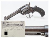 c1891 Antique COLT Model 1877 THUNDERER .41 Colt REVOLVER Billy the Kid Lettered as Shipped to SIMMONS HARDWARE in ST. LOUIS - 1 of 20