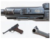 Double Dated 1917/1920 WORLD WAR I DWM 9x19mm GERMAN LUGER Pistol
“S.D.I.257.P.” POLICE Marked WWI Military Pistol - 1 of 22
