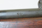 WORLD WAR I Era U.S. EDDYSTONE Model 1917 Bolt Action C&R MILITARY Rifle
FLAMING BOMB Marked .30.06 Caliber Rifle w/SLING - 14 of 20