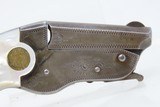 RARE c1911 HOPKINS & ALLEN Vest Pocket Pistol .22 SHORT Parrot Beak Single
MOTHER OF PEARL, GOLD MEDALLION, ENGRAVED - 15 of 15