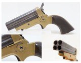 Antique CIVIL WAR/WILD WEST Era C. SHARPS Model 2 .30 RF PEPPERBOX Revolver 4-Shot FRONTIER Self Defense Pocket Gun - 1 of 19