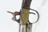 SLIDING BAYONET Antique Boxlock .58 “MANSTOPPER” Percussion POCKET PistolMid-1800s SELF DEFENSE Coat/Pocket Pistol - 4 of 16