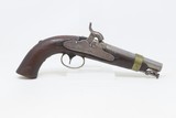 “U.S.N.” SCARCE Antique N.P. AMES U.S. NAVY M1842 BOXLOCK Percussion Pistol 1 of only 2,000, Dated Pre-MEXICAN-AMERICAN WAR - 2 of 19