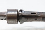British ENGRAVED Antique BAR HAMMER Transitional .36 PERCUSSION DA Revolver “IMPROVED REVOLVER” Marked Transitional Firearm - 7 of 17