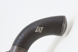 British ENGRAVED Antique BAR HAMMER Transitional .36 PERCUSSION DA Revolver “IMPROVED REVOLVER” Marked Transitional Firearm - 3 of 17