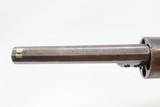 British ENGRAVED Antique BAR HAMMER Transitional .36 PERCUSSION DA Revolver “IMPROVED REVOLVER” Marked Transitional Firearm - 9 of 17
