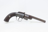 British ENGRAVED Antique BAR HAMMER Transitional .36 PERCUSSION DA Revolver “IMPROVED REVOLVER” Marked Transitional Firearm - 14 of 17