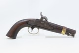SCARCE Antique N.P. AMES U.S. NAVY Model 1842 BOXLOCK .58 Percussion Pistol 1 of only 2,000; 1945 Dated MEXICAN-AMERICAN WAR - 2 of 19