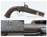 SCARCE Antique N.P. AMES U.S. NAVY Model 1842 BOXLOCK .58 Percussion Pistol 1 of only 2,000; 1945 Dated MEXICAN-AMERICAN WAR - 1 of 19