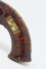 GAME SCENE ENGRAVED Antique PERCUSSION .36 Self Defense COAT/BELT PistolMid-19th Century Carry Gun - 16 of 20