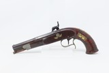 GAME SCENE ENGRAVED Antique PERCUSSION .36 Self Defense COAT/BELT PistolMid-19th Century Carry Gun - 15 of 20