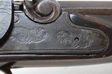 GAME SCENE ENGRAVED Antique PERCUSSION .36 Self Defense COAT/BELT PistolMid-19th Century Carry Gun - 6 of 20