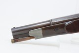 GAME SCENE ENGRAVED Antique PERCUSSION .36 Self Defense COAT/BELT PistolMid-19th Century Carry Gun - 18 of 20
