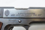 ARGENTINE ARMY Marked D.G.F.M.-F.M.A.P. M1927 Semi-Auto Pistol C&R HOLSTERArgentine 11.25mm (.45 ACP) SERVICE Revolver - 17 of 22