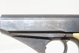 WORLD WAR II Era German MAUSER Model HSc 7.65 mm SEMI-AUTO Pistol C&RGerman “Self-Cocking” Pistol with HOLSTER - 9 of 20