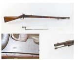 1860 Dated CIVIL WAR Antique AUSTRIAN Lorenz M1854 .54 Musket BAYONET Prolific ACW Import - 1 of 21