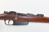 1937 WORLD WAR II Italian PIETRO BERETTA 6.5mm M1891 CAVALRY Carbine C&RCARCANO CARBINE with BRASS CLIP - 5 of 21