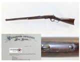 LETTERED Antique W.F. SHEARD MONTANA WINCHESTER M1873 .32-20 WCF RIFLE 1890 Manufactured with LIVINGSTON, MT Retailer Mark