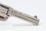 1907 COLT Single Action Army Revolver PEACEMAKER .38-40 WCF C&R ENGRAVED Nickel Finish with Scroll Engraving 4 3/4” SAA - 18 of 18