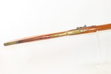 Antique S. BECK Half-Stock .31 Percussion Rifle Frontier HOMESTEAD PIONEER Kentucky Style INDIANA Made HUNTING Rifle - 8 of 18