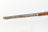 Antique S. BECK Half-Stock .31 Percussion Rifle Frontier HOMESTEAD PIONEER Kentucky Style INDIANA Made HUNTING Rifle - 16 of 18