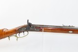 Antique S. BECK Half-Stock .31 Percussion Rifle Frontier HOMESTEAD PIONEER Kentucky Style INDIANA Made HUNTING Rifle - 4 of 18