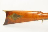 Antique S. BECK Half-Stock .31 Percussion Rifle Frontier HOMESTEAD PIONEER Kentucky Style INDIANA Made HUNTING Rifle - 3 of 18