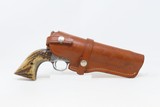 c1902 COLT.32-20 WCF Single Action Army Revolver C&R PEACEMAKER Antler SAA STAG GRIPS & HOLSTER - 2 of 22