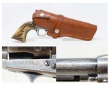 c1902 COLT.32 20 WCF Single Action Army Revolver C&R PEACEMAKER Antler SAA STAG GRIPS & HOLSTER