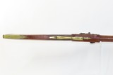 ENGRAVED Antique Unmarked Half Stock PERCUSSION .44 TARGET Rifle PEEP SIGHT Mid-1800s Target/Competition Rifle - 8 of 20