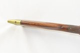 ENGRAVED Antique Unmarked Half Stock PERCUSSION .44 TARGET Rifle PEEP SIGHT Mid-1800s Target/Competition Rifle - 12 of 20