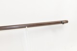 ENGRAVED Antique Unmarked Half Stock PERCUSSION .44 TARGET Rifle PEEP SIGHT Mid-1800s Target/Competition Rifle - 14 of 20