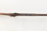 ENGRAVED Antique Unmarked Half Stock PERCUSSION .44 TARGET Rifle PEEP SIGHT Mid-1800s Target/Competition Rifle - 13 of 20