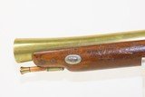 FLINTLOCK European BRASS BARRELED Antique BLUNDERBUSS Naval/Coach Gun Early-1800s Close Range Blaster! - 15 of 17
