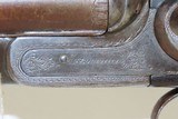 ENGRAVED Antique C.G. BONEHILL New Model 1886 12 Gauge SIDE x SIDE ShotgunFACTORY ENGRAVED English Double Barrel - 6 of 20