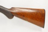 ENGRAVED Antique C.G. BONEHILL New Model 1886 12 Gauge SIDE x SIDE ShotgunFACTORY ENGRAVED English Double Barrel - 3 of 20