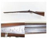 ENGRAVED Antique G.G. JULCHER 16 Gauge Double Barrel Percussion SHOTGUNHunting/Sporting HOMESTEAD Shotgun - 1 of 20