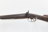ENGRAVED Antique G.G. JULCHER 16 Gauge Double Barrel Percussion SHOTGUNHunting/Sporting HOMESTEAD Shotgun - 4 of 20