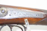 Engraved SILVER & GOLD BANDED Antique A.W. SPIES Side/Side SHOTGUN LONDON
RETAILER MARKED 12 Gauge Percussion Fowling Piece - 5 of 20