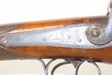 Engraved SILVER & GOLD BANDED Antique A.W. SPIES Side/Side SHOTGUN LONDON
RETAILER MARKED 12 Gauge Percussion Fowling Piece - 14 of 20