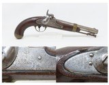 Antique HENRY ASTON & Co. U.S. Contract M1842 .54 Smoothbore Pistol DRAGOON 1851 Dated Percussion U.S. MILITARY Contract Pistol - 1 of 21