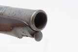 Engraved PATILLA MIQUELET “Militia” Percussion Belt/Pocket Pistol EUROPEANEarly to Mid-19th Century Miquelet Pistol - 6 of 16