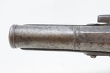Engraved PATILLA MIQUELET “Militia” Percussion Belt/Pocket Pistol EUROPEANEarly to Mid-19th Century Miquelet Pistol - 9 of 16