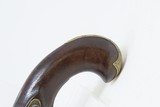 Engraved PATILLA MIQUELET “Militia” Percussion Belt/Pocket Pistol EUROPEANEarly to Mid-19th Century Miquelet Pistol - 14 of 16