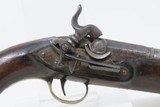 Engraved PATILLA MIQUELET “Militia” Percussion Belt/Pocket Pistol EUROPEANEarly to Mid-19th Century Miquelet Pistol - 4 of 16