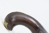 Engraved PATILLA MIQUELET “Militia” Percussion Belt/Pocket Pistol EUROPEANEarly to Mid-19th Century Miquelet Pistol - 3 of 16