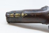 Engraved PATILLA MIQUELET “Militia” Percussion Belt/Pocket Pistol EUROPEANEarly to Mid-19th Century Miquelet Pistol - 12 of 16